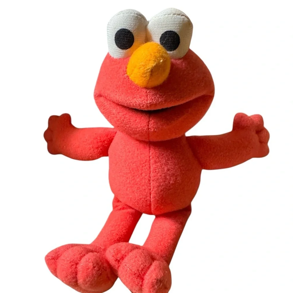 Fisher Price Mattel 2006 Sesame Street Elmo Plush Red Stuffed Toy 7” Vintage